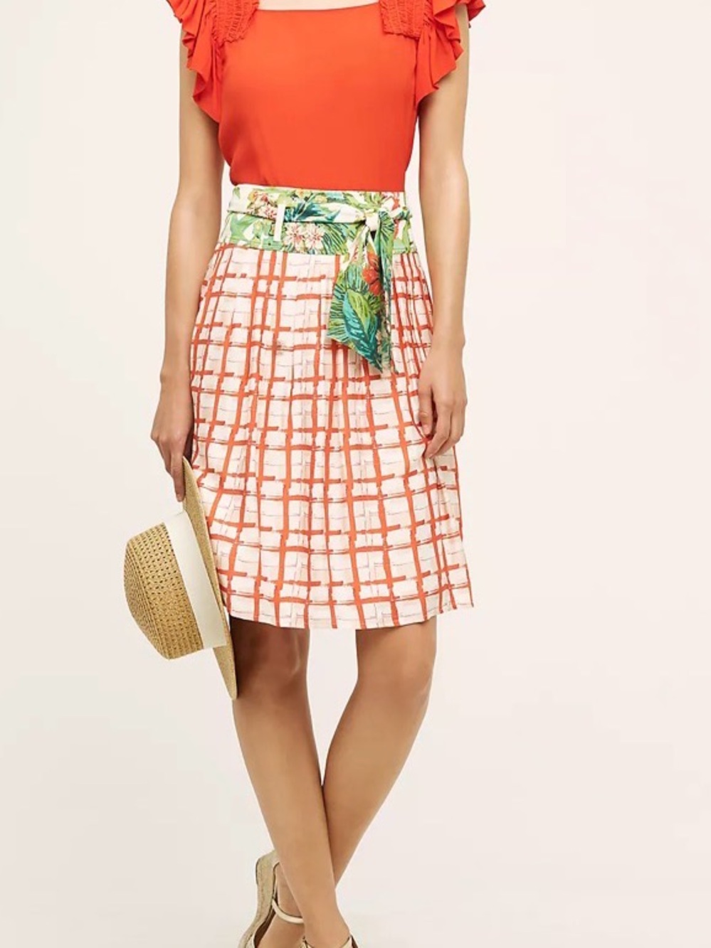 Anthropologie Maeve County Fair Skirt Size 2 Coquette Cottagecore Picnic Summer